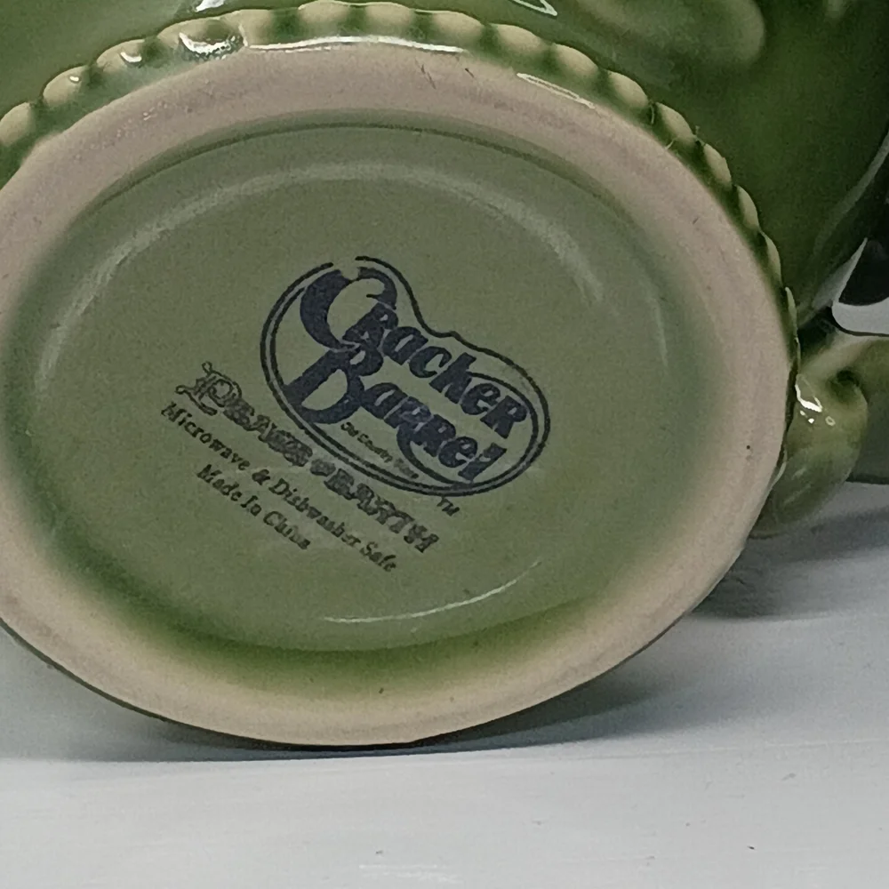 Cracker Barrel Green Serveware Set